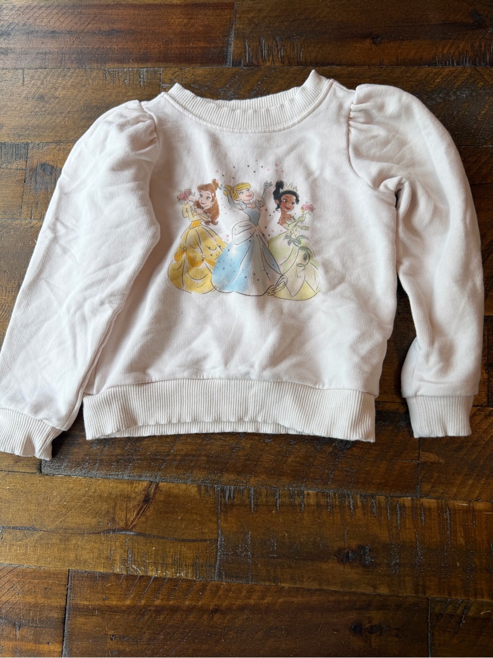 Little Sleepies Pink Disney Princess Pullover Sweatshirt